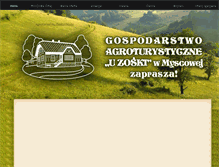 Tablet Screenshot of agroturystykabeskidniski.pl